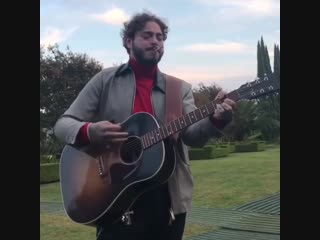 Post Malone исполняет кавер на Pearl Jam «Last Kiss»