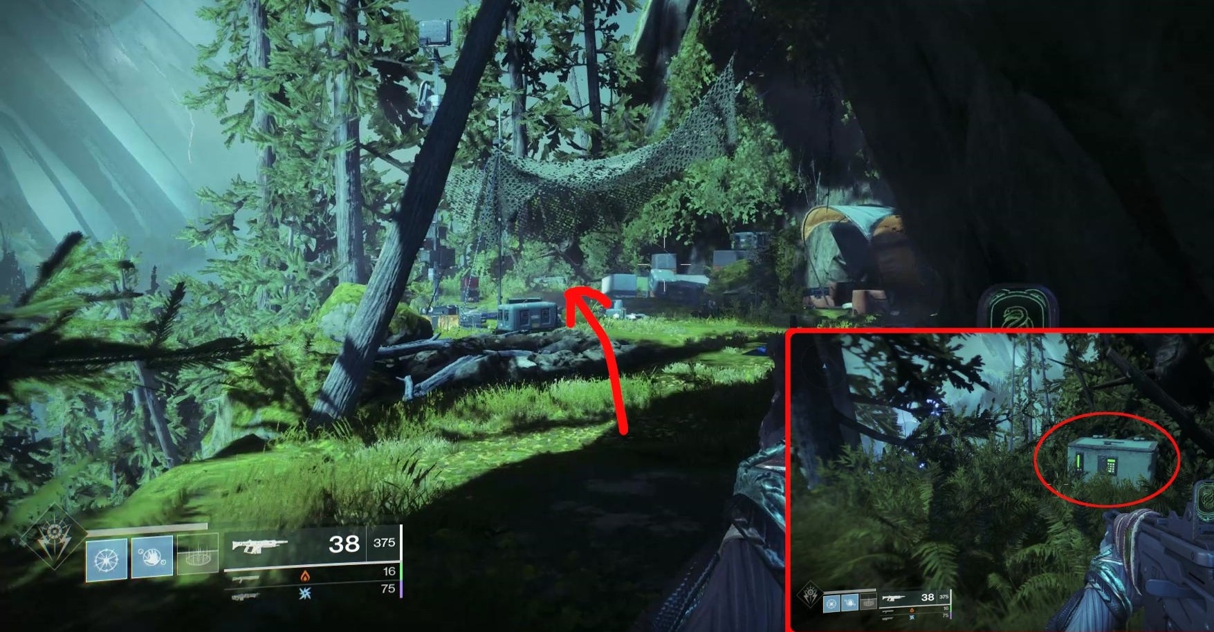 поиск сундуков по квесту на револьвер Люмина