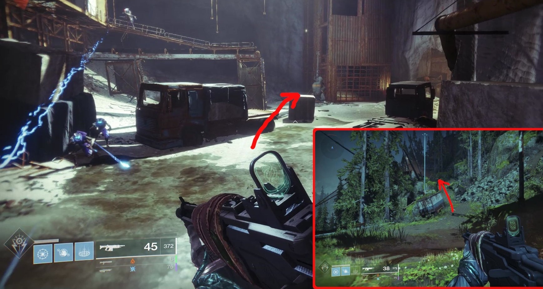 поиск сундуков по квесту на револьвер Люмина