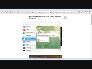 Видеоурок Теплицы: как работать с блог-платформой Telegraph