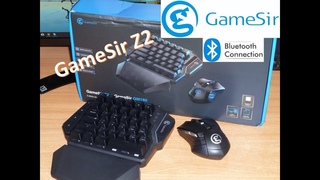 Bluetooth клавиатура и мышь GameSir Z2 для PUBG mobile и других игр | Android/Windows