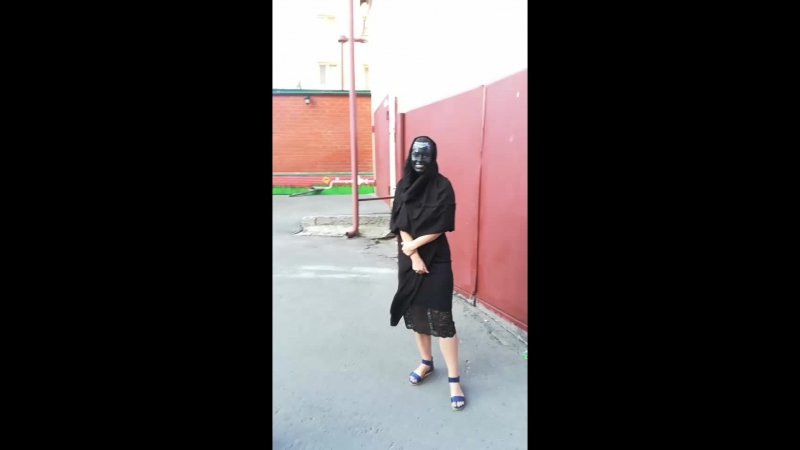 чёрный гримм - фотосессия на улице