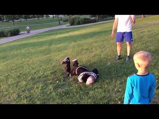 ДЦП не помеха. Тренировка в Лошицком парке (09.07.2018)