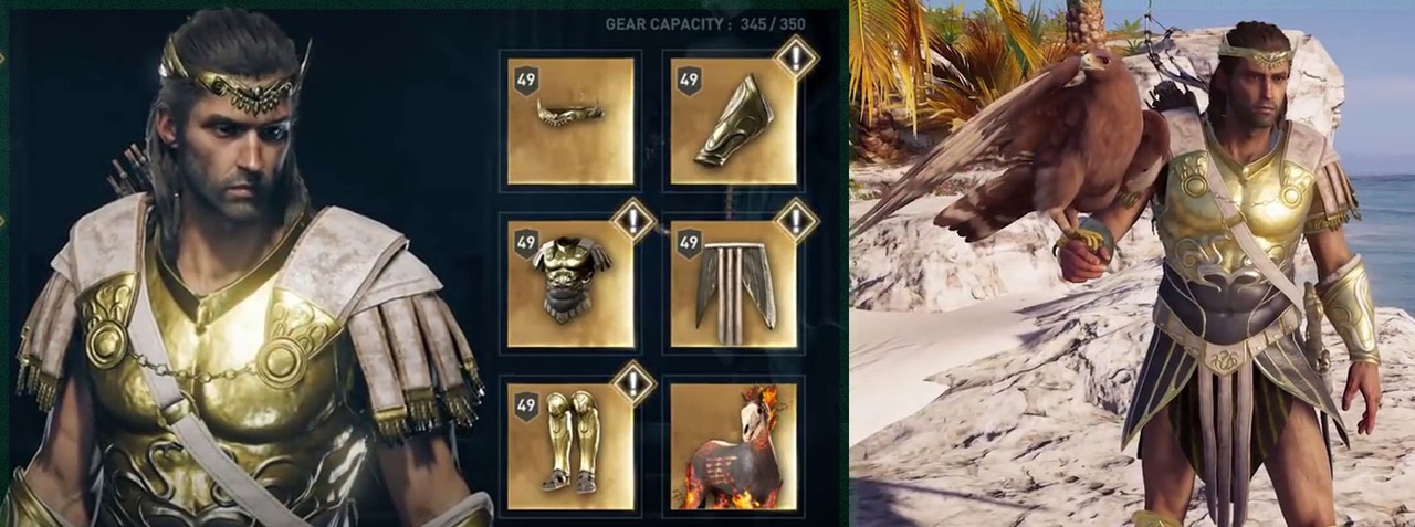 Набор легендарной брони Полубога в Assassin’s Creed Odyssey