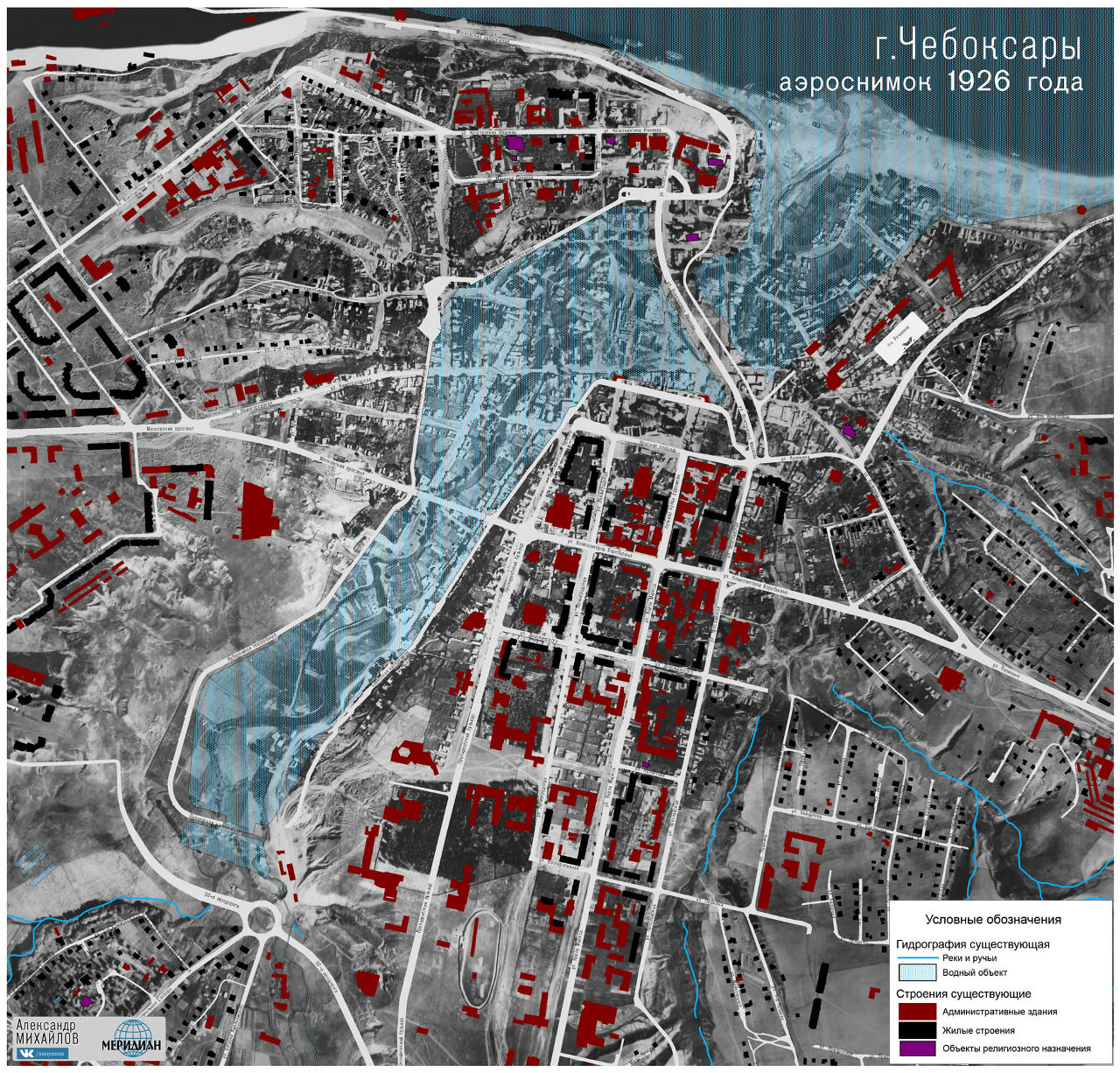 Карта новочебоксарска со спутника