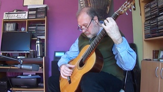 CELLO Suite No. 1 the 4th Mvt. SARABANDE Johann Sebastian Bach, Enrique Bocaccio Guitar.