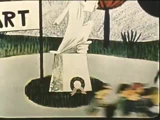 Пети на конкурсе самокатов (Венгрия, 1963) короткометражный мультфильм, советская прокатная копия