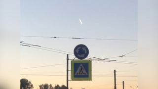 Над Петербургом пролетел метеорит