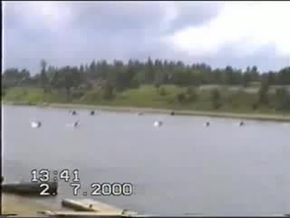 Первенство псковской области по гребле на байдарках 1-2 июля 2000 г.