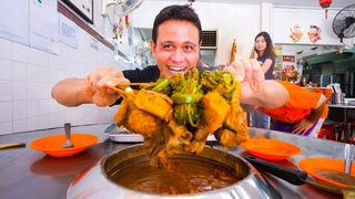 Malaysian Food in Melaka - SPECIAL SATAY + Asam Pedas and Chicken Rice Balls | Malacca, Malaysia!