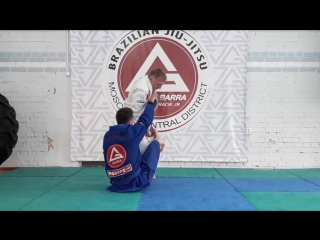 Команда Gracie Barra Central District Moscow. Проход Де Ла Ривы