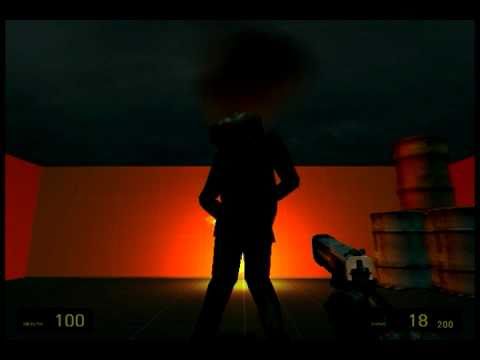 Half-Life 2 Beta - бочка vs зомби