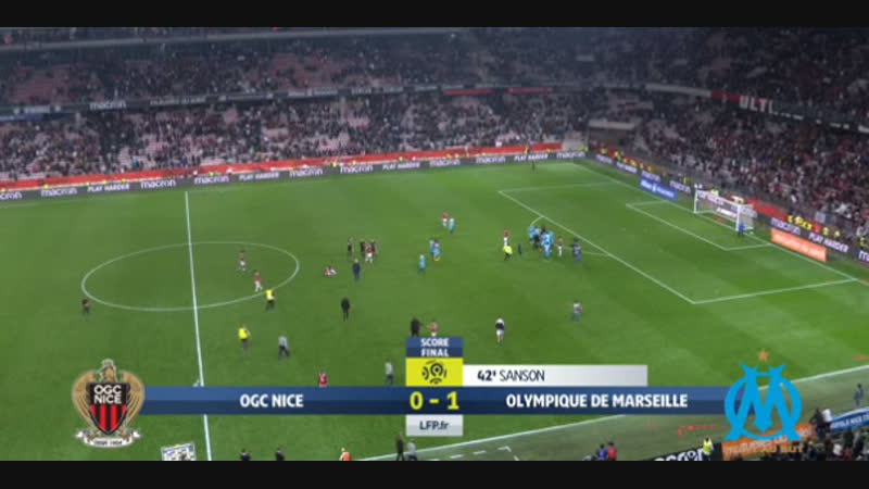 Nice vs Marseille 0-1