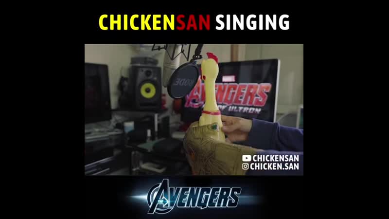 Chickensan singing Avengers theme