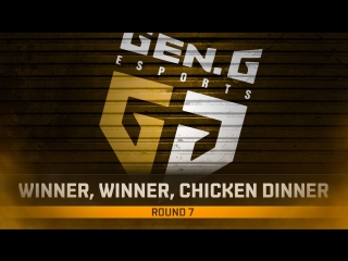 Winner Winner, Chicken Dinner for Gen.G GOLD #PUBG #PGI #PGI2018