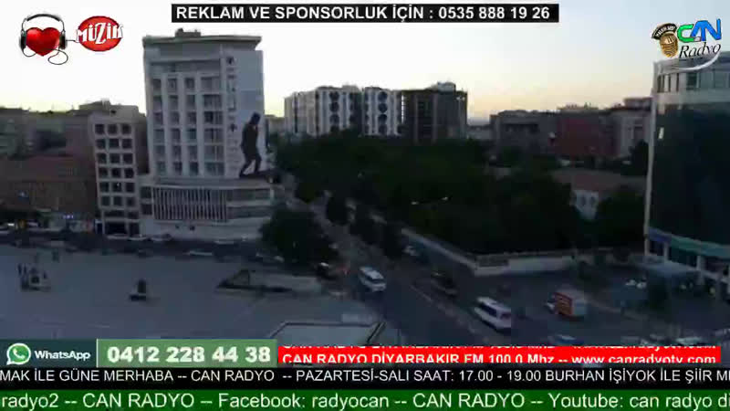 Can Radyo - live via Restream.io