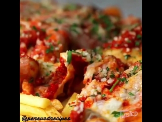 КАРТОФЕЛЬ ФРИ С КУРИЦЕЙ И ПАРМЕЗАНОМ