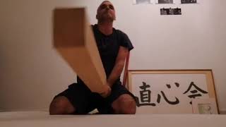 Suburi exercise in seiza