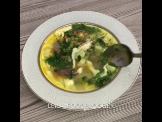 🔸суп с галушками или клёцками🔸