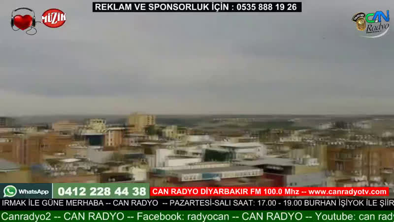Can Radyo - live via Restream.io