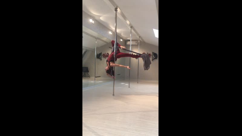 Pole Silks Trick - Анастасия Лань