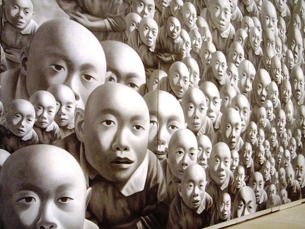 Fang Lijun, Фан Лицзюнь (; b1963, Handan, Hebei Province, China)-- современный китайский художник, представитель циничного реализма.Циничный реализм родился в Пекине в конце 80-х годов