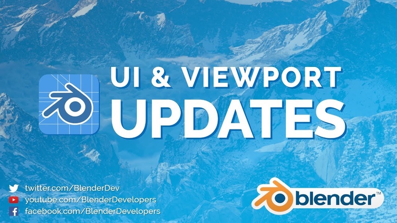 UI Viewport Updates! - Blender 2.8