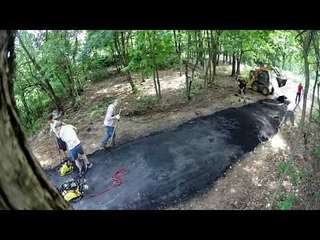 Укладка асфальта. Памп-трек в Щелково.