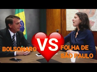 REPÓRTER TENTA OPRIMIR MAS ACABA SE APAIXONANDO POR BOLSONARO