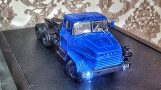 ТЕСТ ДРАЙВ RC КрАЗ 6444 седельный тягач самосвал в масштабе 1:43