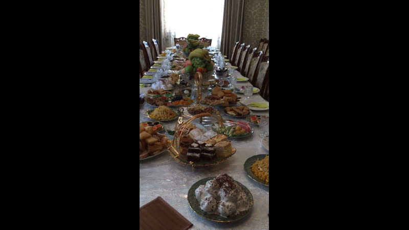 Анашымнын дастарханы..Жапо кудалык