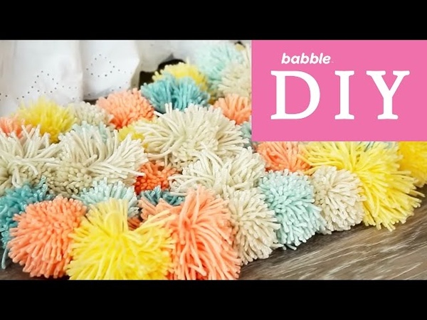 Pom Pom Rug | Babble DIY