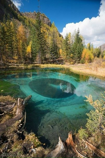 Голубое озеро, Горный Алтай
