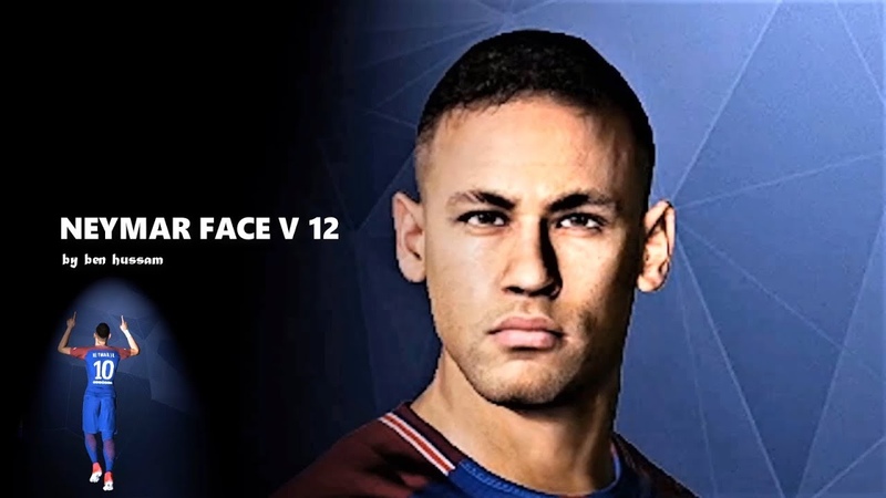 Neymar Jr Face V 12 by Ben Hussam