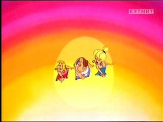 Cacofonix rocking out! (Asterix and the big fight)