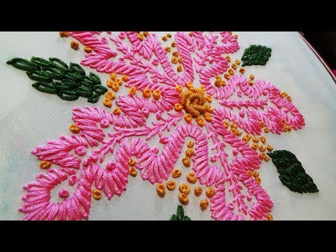 Hand Embroidery Daisy Stitch