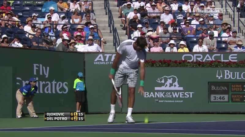 Djokovic vs Del Potro IW 2013