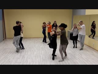 Salsa Cubana Advanced class - Yoanis Meneses & Olga Samoilova