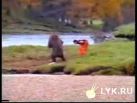 Драка человека с медведем.wmv