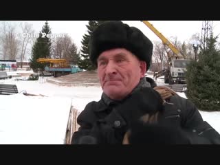 Ёлочка мне, бл дь, нравится! - Новый год с нетерпением ждет пенсионер из Бийска (РФ)