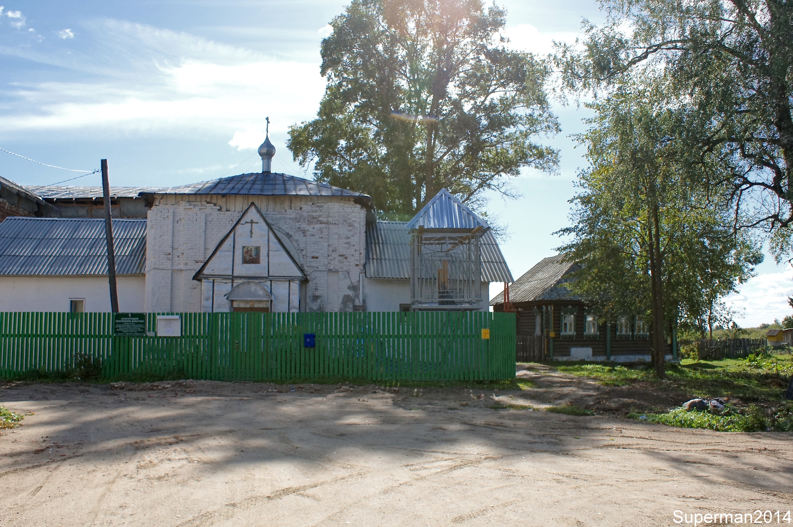 Белогостицкий Георгиевский мужской монастырь монастырь, монастыря, церковь, Михаила, Архистратига, князь, когда, собора, конца, 1920х, находится, здесь, Центр, князей, усыпальница, Тёмкиных, пятиглавый, галерея, высоко, приподнятым