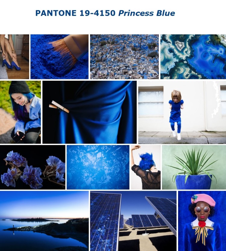 PANTONE 19-4150 Princess Blue ÐŸÑ€Ð¸Ð½Ñ†ÐµÑ�Ñ�Ð° Ñ�Ð¸Ð½Ð¸Ð¹