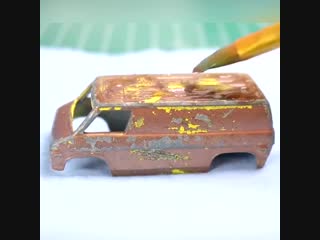 Реставрация модели Ford VAN 1974 года