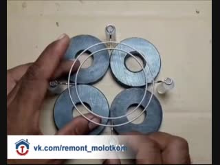 Вечный двигатель с магнитами 😁