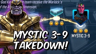 7 Star Thanos Rank Up and Mystic 3-9 Takedown!! - God King Thor - Marvel Strike Force