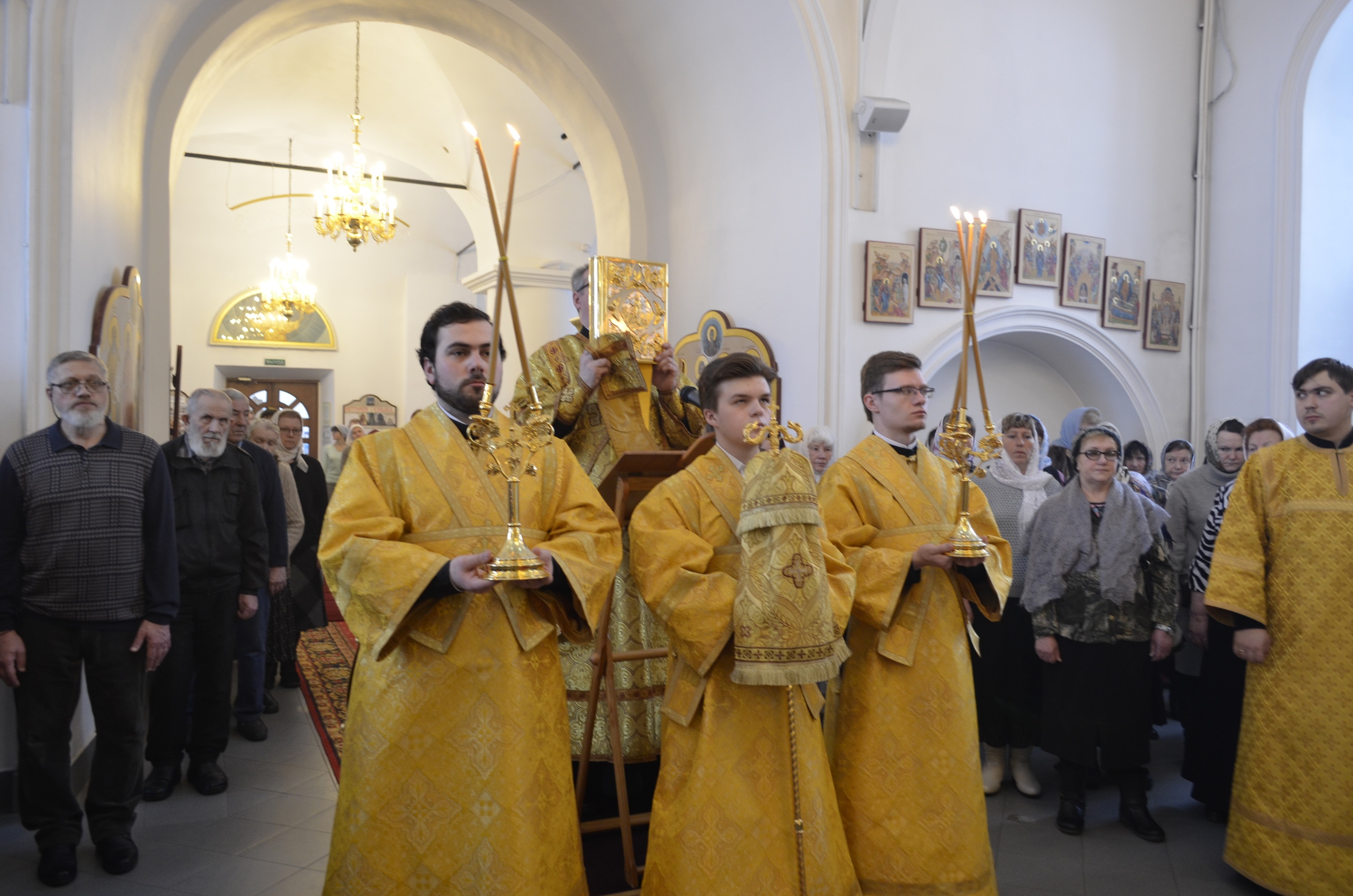 3 марта 2019 года, в Неделю мясопустную, о Страшнем суде, епископ Домодедовский Иоанн совершил Божественную литургию в храме святителя Николая Чудотворца в селе Клёново