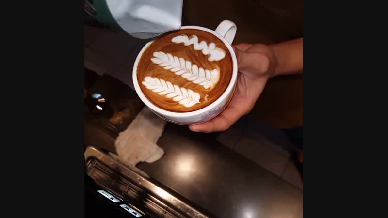 Latte Art barista jaws