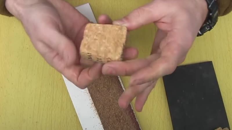 Как изготовить рукоять из пробки