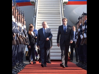 Владимир Путин на встрече с Ангелой Меркель