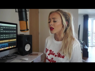 Красавица Samantha Harvey спел Calvin Harris ft. Sam Smith - Promises